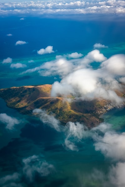 高山鸟瞰摄影